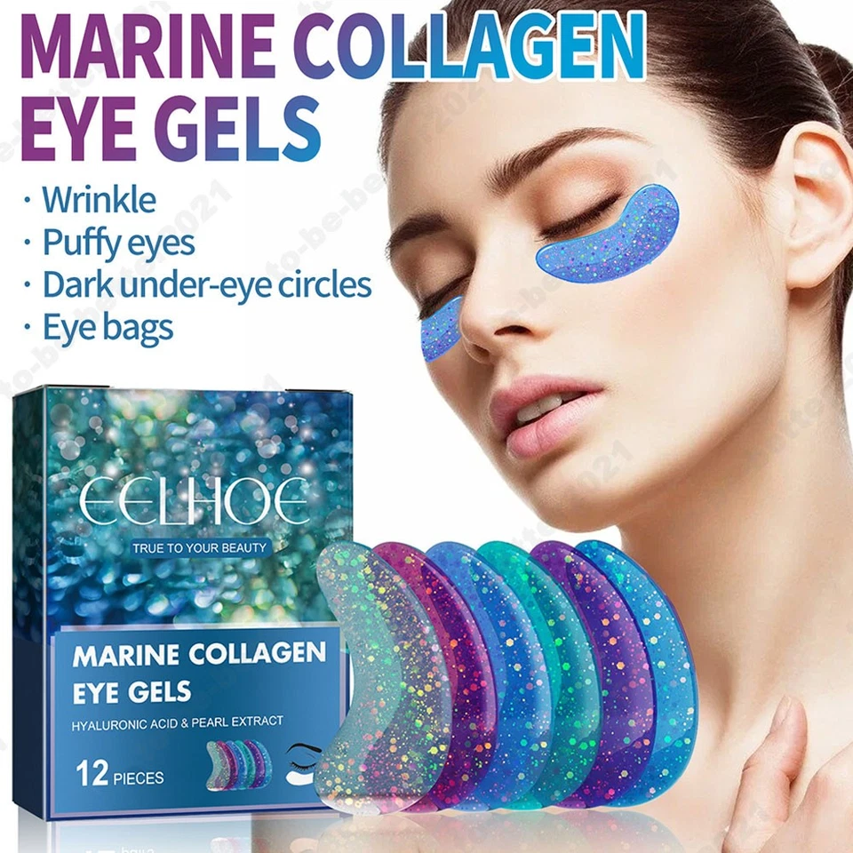Eye Gel Patch for Anti-Wrinkle Tighten Skin Fine Lines Dark Circles Eye Bags - Image 2 of 4