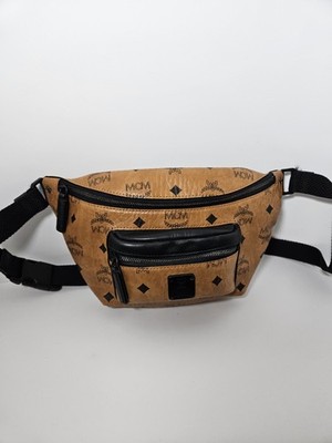 Mcm Mini Fursten Belt Bag - Visetos Cognac W.11 
