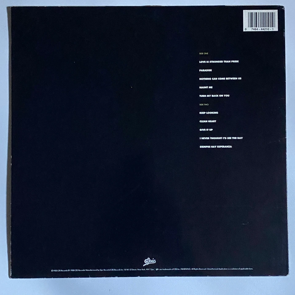 Sade - Stronger Than Pride Vinyl LP Epic OG OE44210 VG+/NM - Image 2 of 4