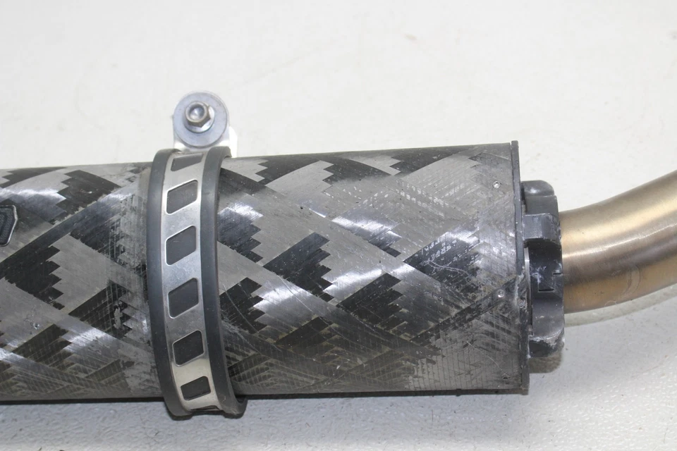 Yamaha YZF R6 YZF-R6 2003-2005 dos hermanos tubo de escape derecho silenciador antideslizante Foto 3 de 4