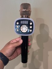 Singing Machine Carpool Karaoke The Mic 2.0 - Black/Gold - Pre Owned