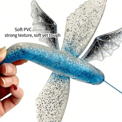 Realistic Scale Texture Fishing Hook with Automatic Rotation & Hide Hook Space