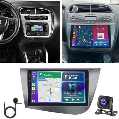 4+64GB Für Seat Leon MK2 1P1 2005-2012 Carplay Autoradio Android 15.0 GPS FM KAM
