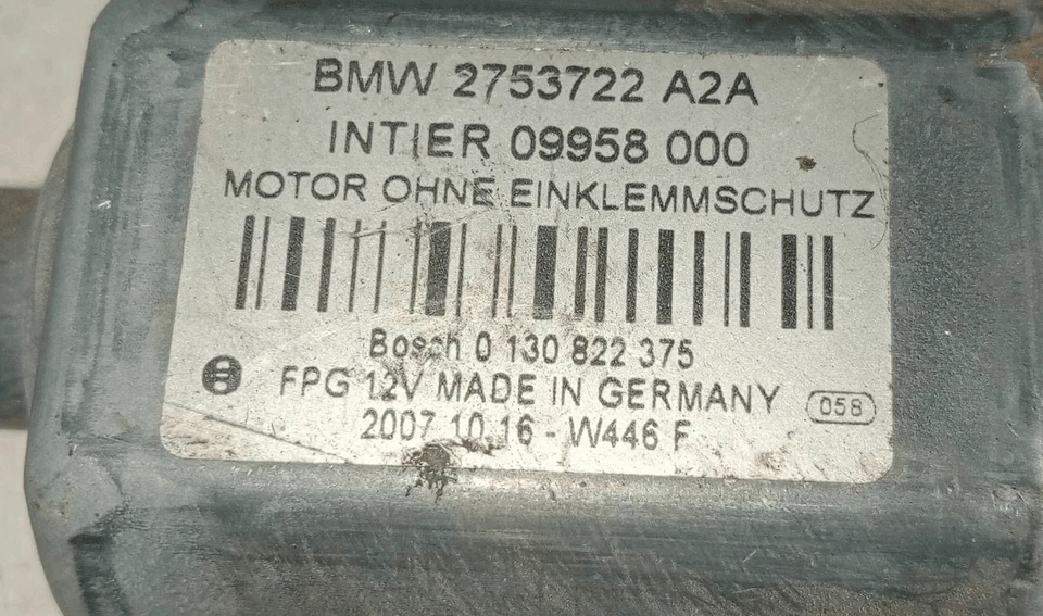 Motor de elevación de la ventana de ... Derecha MINI MINI Clubman (R55) 1.6 16V - Imagen 4 de 4