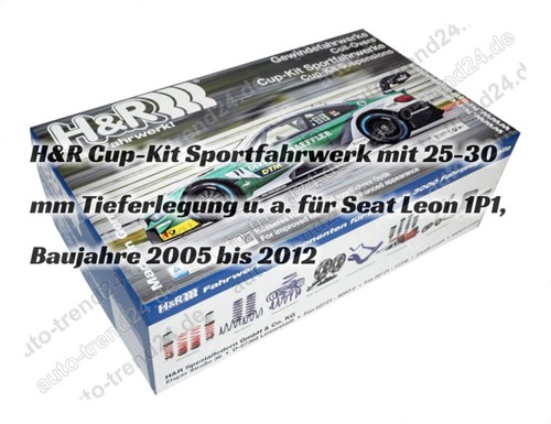 Cup-Kit Sportfahrwerk 25-30mm Tieferlegung u.a.: Seat Leon 1P1, Bj. 2005-2012 - Bild 3 von 6