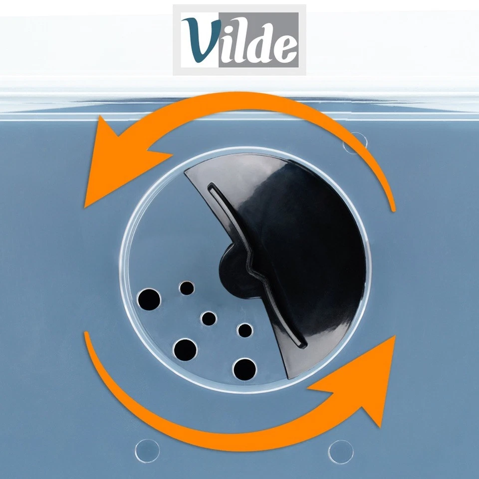 Aufbewahrungsbehälter Aufbewahrungsbox mit Deckel für Obst Gemüse schwarz 12 L - Bild 4 von 4