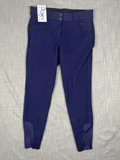 NWT Piper By Smartpak Riding Pant Navy Blue Equestrian Horse Breeches Size 34L