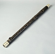 WWII German Military Bandsman Band Ebony Flute Music Instrument 7 Finger Holes