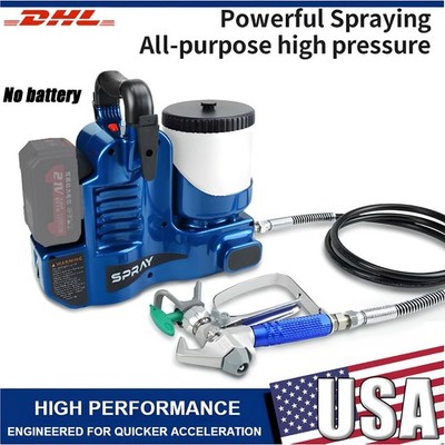 For Makita Airless Paint Sprayer Sprayer for Wall Paints Varnishes 18-21VBatteJQ