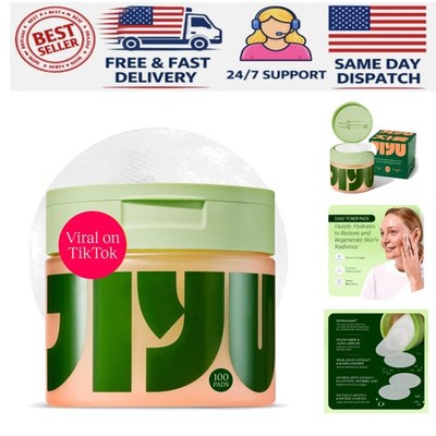 Glass Skin Secret: Toning Pads with Snail Mucin for Youthful Glow - 100 Count