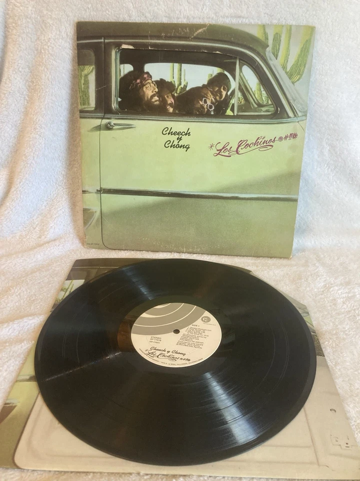 Cheech and Chong Los Cochinos Vinyl Record Album LP SP 77019 (1973 Ode Record - Image 3 of 4