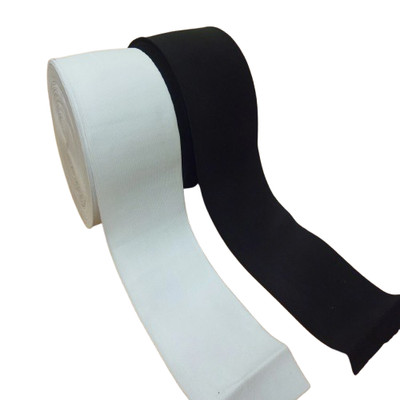 SCHWARZ & WEISS PREMIUM HOCHWERTIG FLACH GEWEBT ELASTISCH, 4 ZOLL 100 MM BREIT