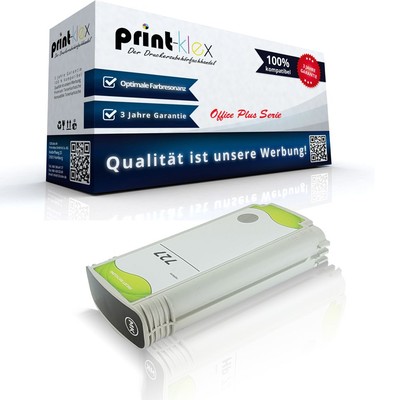 Black Matt Alternative XXL Tintenpatrone für HP DesignJet T 1500 ePrinter 