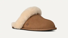 UGG Scuffette II Suede Sheepskin Slippers Chestnut Brown Women's Size US 8