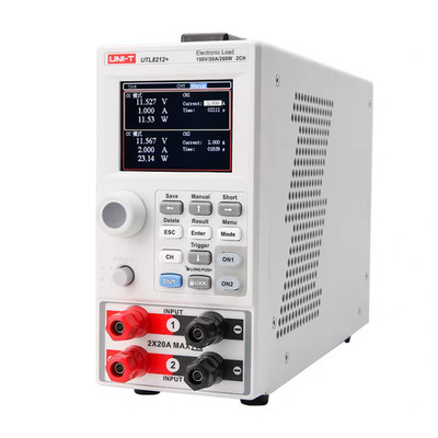 UNI-T UTL8212 Electronic DC Load Tester w/2.8'' LCD Display Single/Dual-Channel