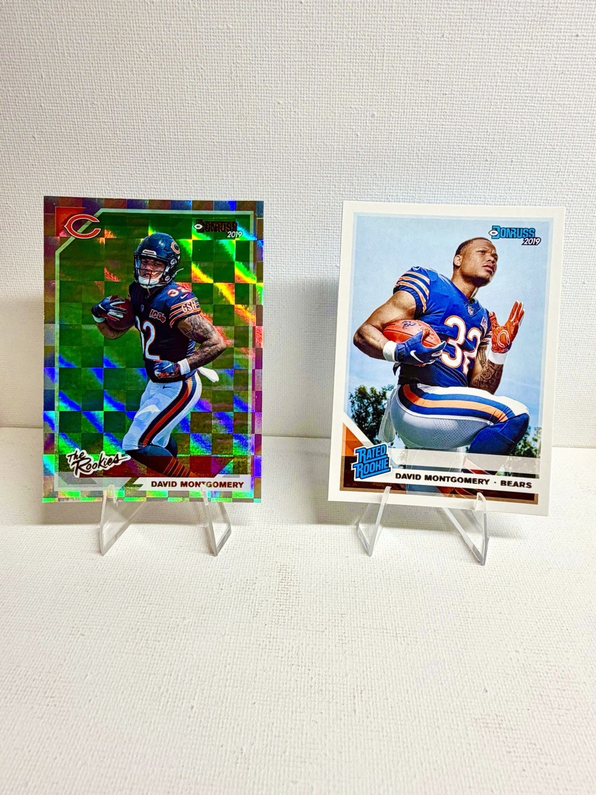 Panini Donruss Football David Montgomery Bears 2019 The Rookies Rated  Rookie  2