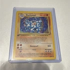 Pokémon Machomei 8/102 Base Set German 100 HP Holo Rare Vintage Card