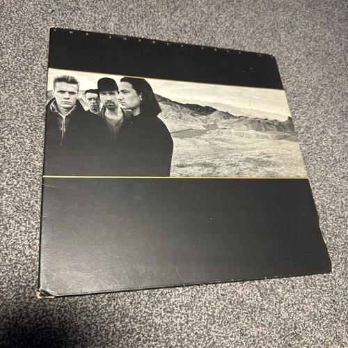 U2 The Joshua Tree Vinyl LP 1987 UK Original A1/B1 Island Inner Lyric Insert