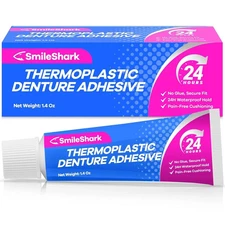 Denture Adhesive (2 Pack), Denture Glue, Dental Glue for Teeth, Dental Adhesi...