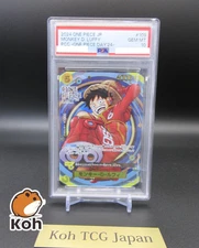 PSA 10 Monkey D. Luffy 2024 Foil PCC One Piece Day 24 Promo OP07-109 SR Japanese