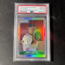 2006 Bowman Draft Picks & Prospects - Chrome Jon Lester #BDP22 Refractor