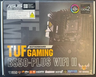 [FOR PARTS] ASUS TUF Gaming B550-PLUS WiFi II AMD AM4 ATX Gaming Motherboard