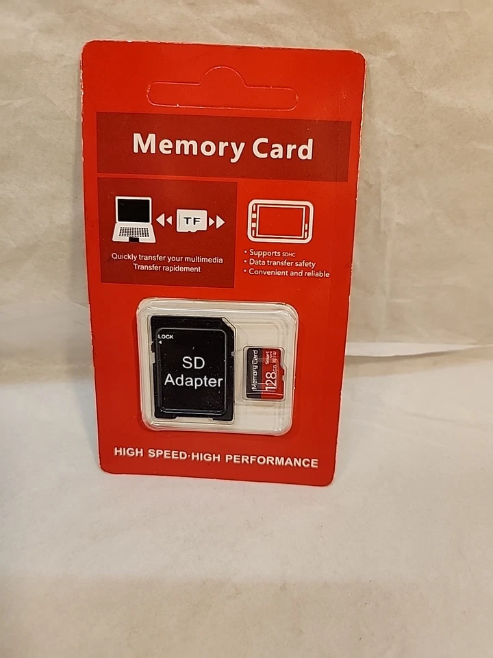 128GB TF Card Flash Memory Card, Ultra High Speed TF Memory Card with SD Adapter - Image 2 of 3
