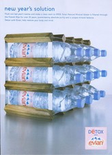 Evian "New Years Solution" 2003 Magazine Advert #1227