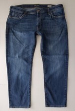 B Mavi Zach Jeans Men Size 40 x 30 Straight Leg STRETCH Denim Medium Wash FLAW