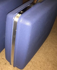 cleaning vintage samsonite luggage