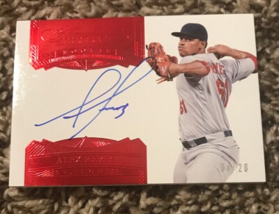 ALEX REYES 2017 Flawless Rookie Autographs Ruby 19/20 Cardinals RC 