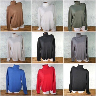   Kuscheliger Feinstrick Strick Rollkragen Pullover Pulli  42 44 evtl. kl. 46