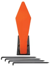 Champion Targets .22 Diamond Pop-Up Target Rimfire Rifles Orange Steel 44886