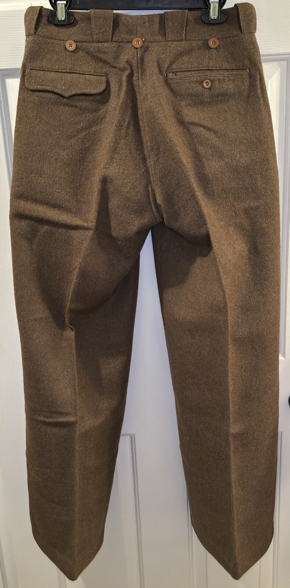 ▪️48‘s【US ARMY】WOOL PANTS US Army OG 108 Winter Wool Trousers [Genuine Issue]