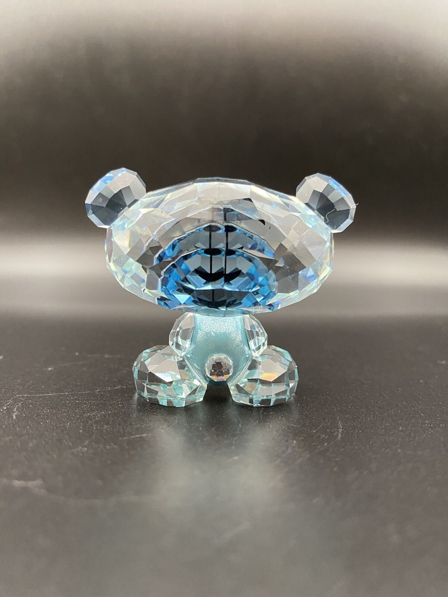 Swarovski Crystal Figurines Bo Bear - Ice Blue Smile Display | eBay