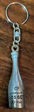 Vintage Gosset Champagne Ay -1584 Solid lead Keychain Key Fob Purse Dangle