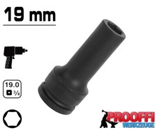 Lange 19mm KRAFT Schlagschrauber Nuss Stecknuss Steckschlüssel LANG 3/4" Antrieb