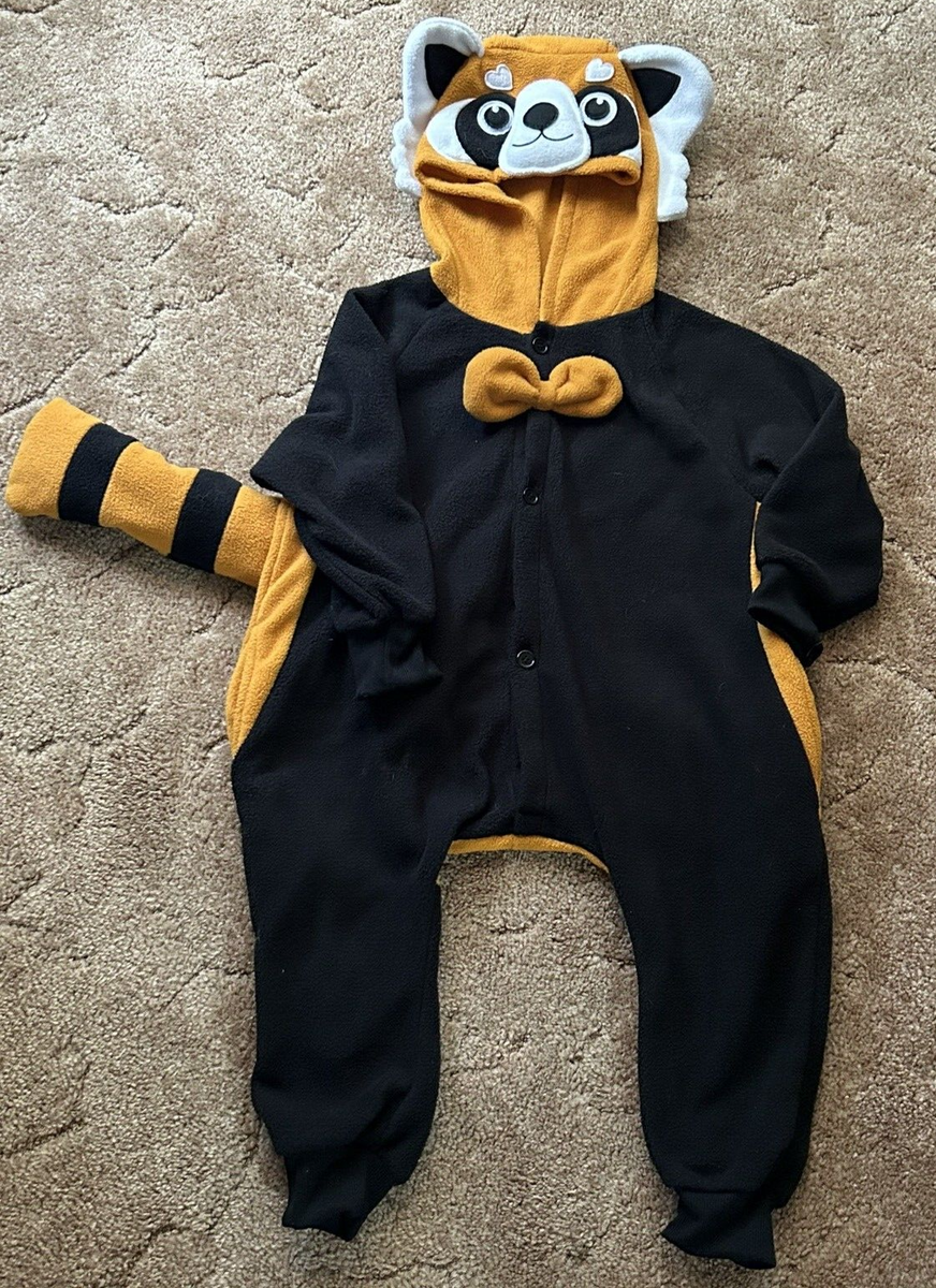 Kid's Red Panda Animal Costume Fleece Kids Size Cosplay Anime