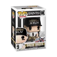 Drew Brees Funko POP! Football NFL New Orleans Saints Figure #138 With Protector