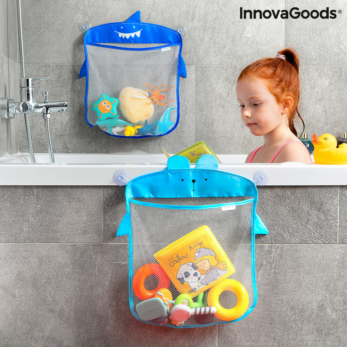 Organizador Juguete Para Baño Bubbath InnovaGoods 2 Piezas