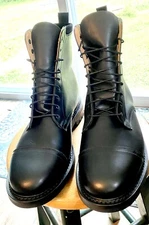 Clarks Originals Craftmaster BLACK Leather Boot US Sz 11.5 UK Sz 10.5 NEW SHOE