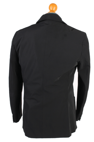 Escada Ladies Blazer Jacket Designer Luxury Women Vintage Black Size M -C1398 - Picture 3 of 4