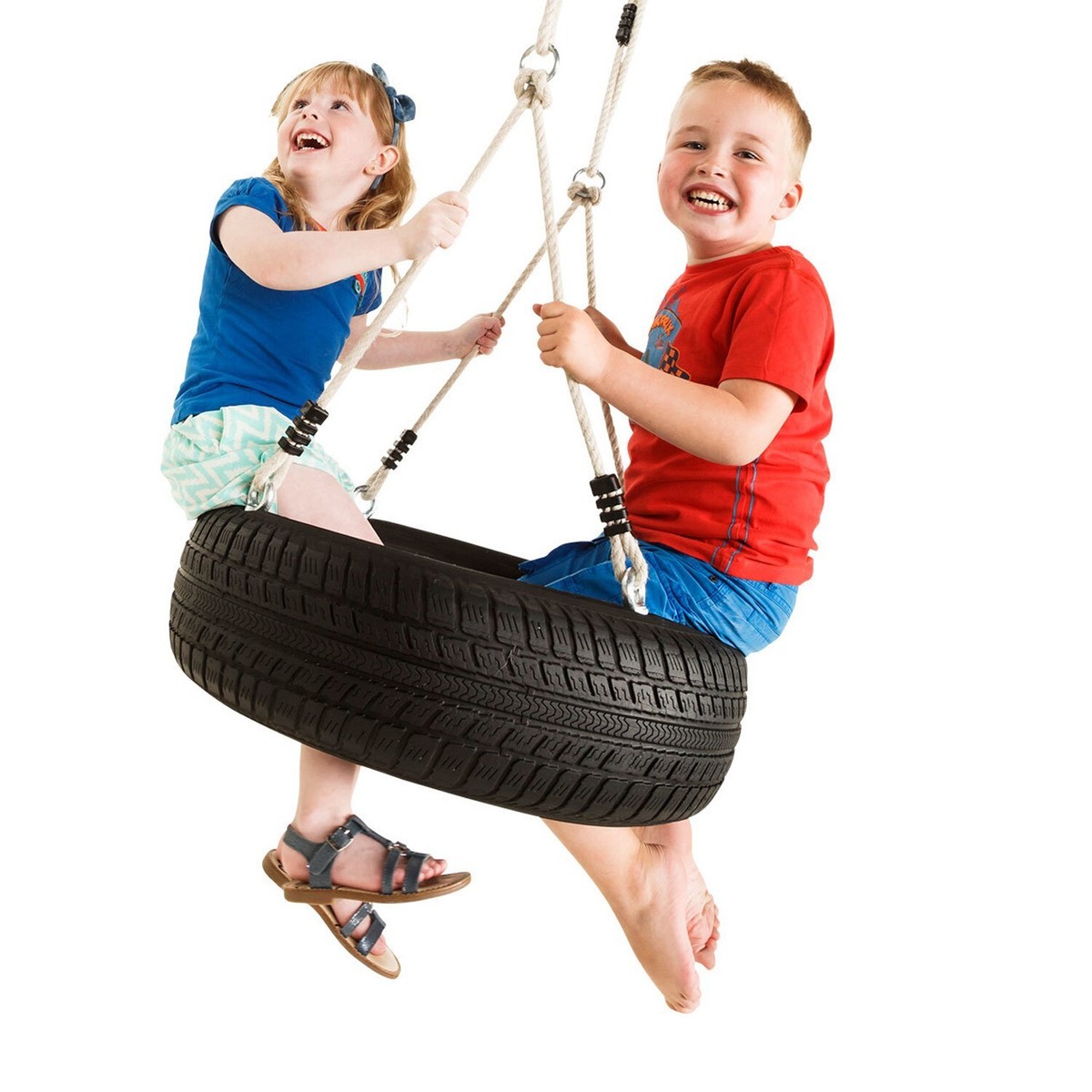 Diy Tire Horizontal Tire Swing With Rope Outdoor How To Make A