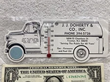1970s 1980s J.J. Doherty Heating Fuel Thermometer Trenton NJ Vintage