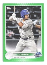 2022 Topps Pro Debut J.C. Correa #/99 Green SP PD-66 Parallel Astros