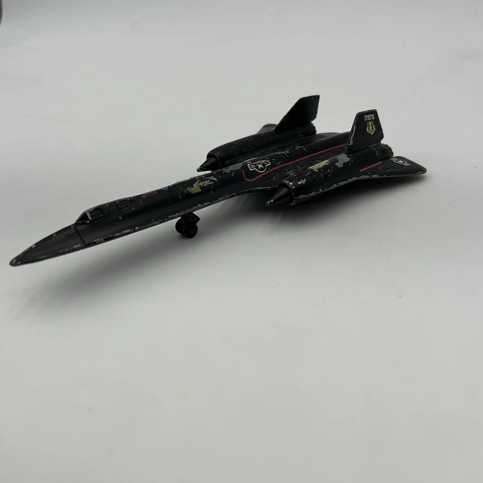 ERTL US Air Force Blackbird Fighter Jet Model Vintage Pre Owned - Image 3 of 4