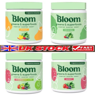 Bloom Nutrition Super Greens Powder Smoothie & Juice Mix - Probiotics for Digest