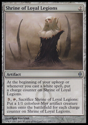 MTG SHRINE OF LOYAL LEGIONS FOIL EXC - HEILIGTUM DER TREUEN LEGIONEN - NPH