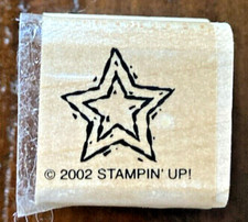 New Stampin' Up Teacher STAR Good Work Wood Mounted Rubber Stamp 1 X 1 Inch