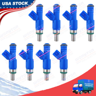 8Pcs Upgrade 8-Hole Fuel Injectors 05281568A For 20 21 Dodge Challenger 5.7L V8